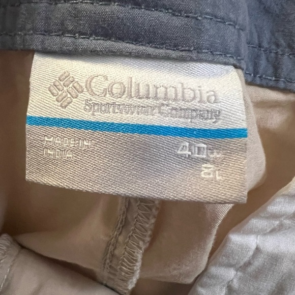 Columbia‎ Shorts AM4471 Mens Washed Out Cotton Chino LIGHTWEIGHT Khaki 40 x 8” - Picture 3 of 3